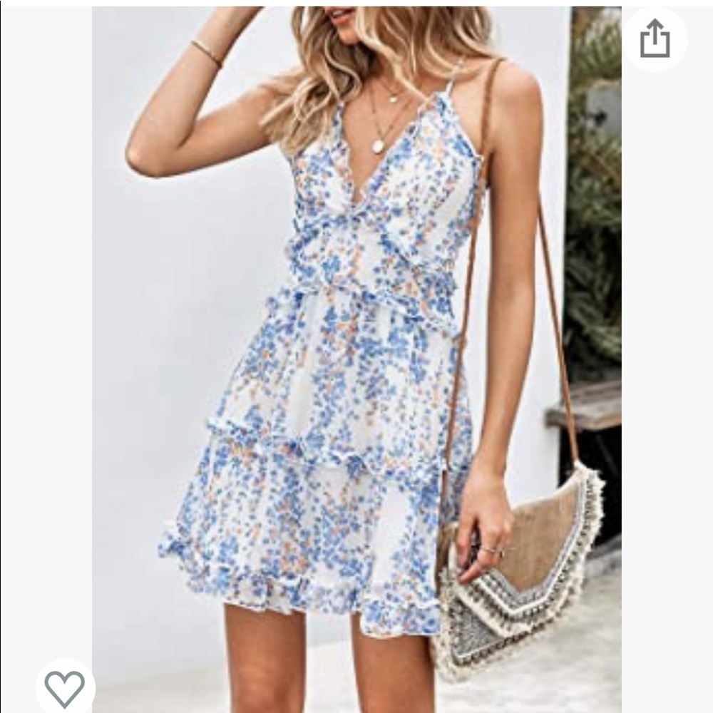 Summer Floral Ruffle Dress - Picture 2 of 5